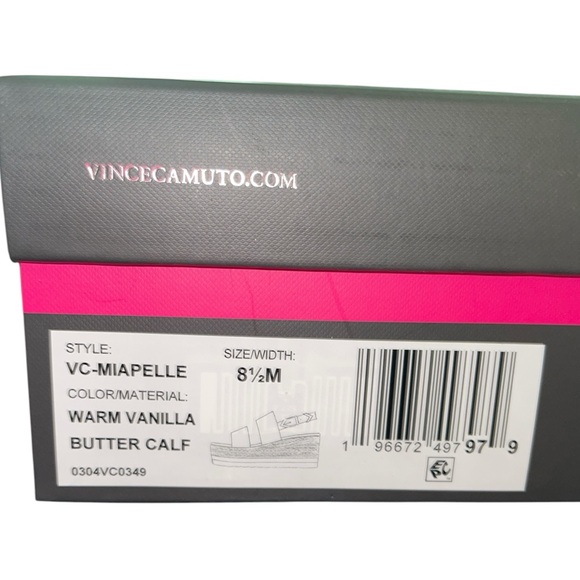 Vince Camuto Cream Wedge Platform Sandals Size 8.5 NWT - Picture 12 of 12